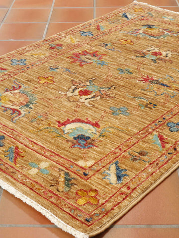 Handmade Modern Afghan Ziegler rug - 308009