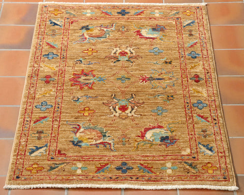 Handmade Modern Afghan Ziegler rug - 308009