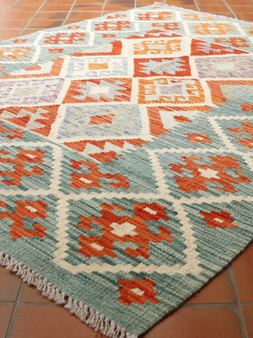 Handmade Afghan Kilim - 308120