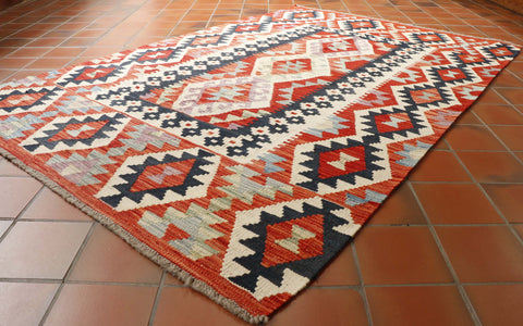 Handmade Afghan Kilim - 308125