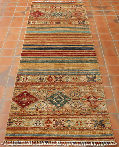 Handmade fine Afghan Samarkand runner - 308169