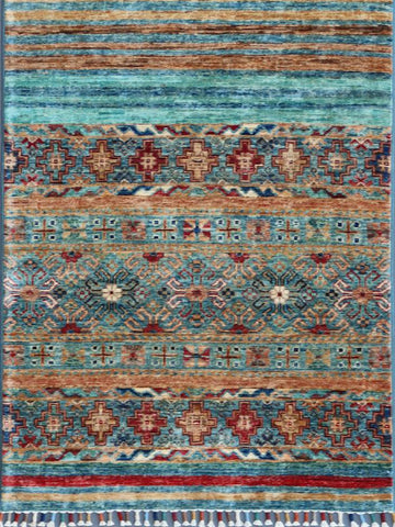 Handmade fine Afghan Samarkand runner - ENR308179