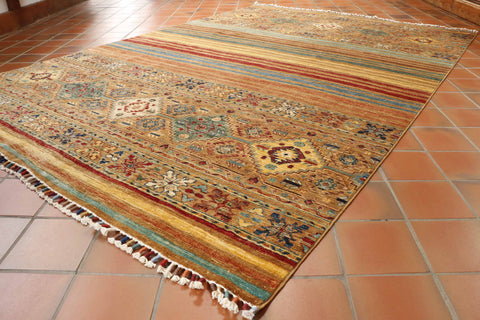 Fine handmade Afghan Samarkand rug - 308218