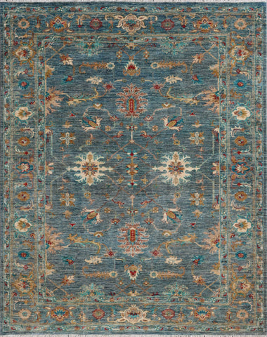 Handmade fine modern Afghan Ziegler rug - ENR308237