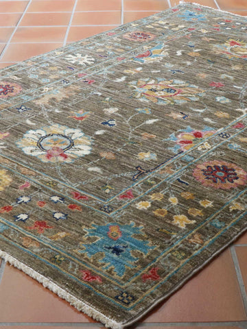 Handmade fine modern Afghan Ziegler rug - 308247