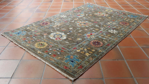 Handmade fine modern Afghan Ziegler rug - 308247