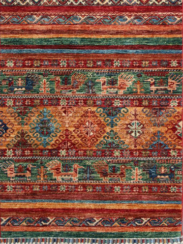 Handmade fine Afghan Samarkand runner - ENR308297