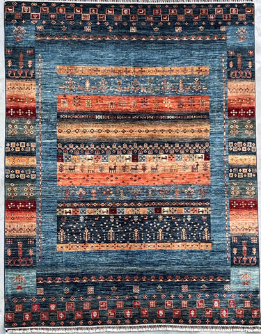 Handmade Afghan Kharjeen rug - ENR308300