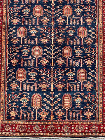 Handmade fine Afghan Kazak rug - ENR308329