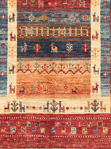 Handmade Afghan Loribaft rug - ENR308397