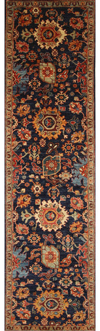 Handmade Afghan Aryana runner - ENR308400