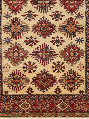 Handmade fine Afghan Kazak rug - ENR308423