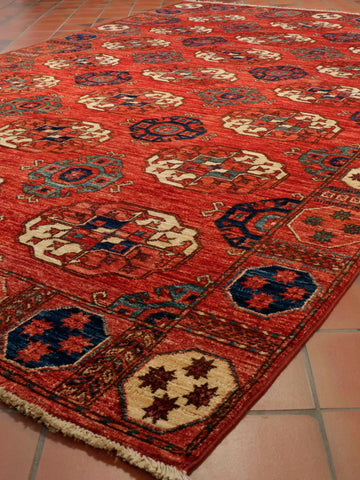 Handmade fine Afghan Ersari rug - 308434