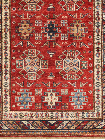 Handmade fine Afghan Kazak rug - ENR308509