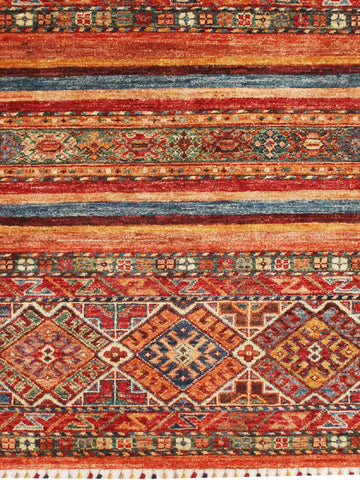 Handmade Afghan Kharjeen rug - ENR308515