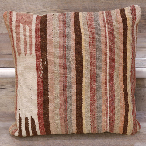 Small Handmade Turkish kilim cushion - 308559