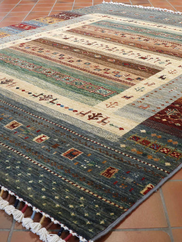 Handmade Afghan Loribaft rug - 308631