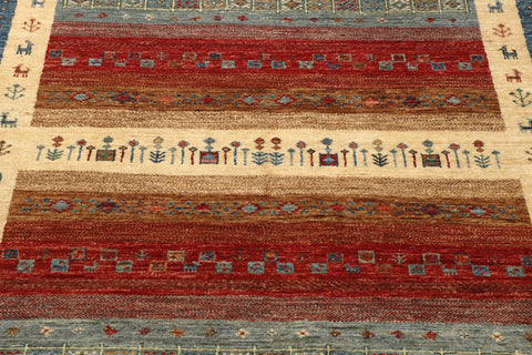 Handmade Afghan Loribaft rug - 308633