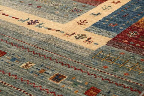 Handmade Afghan Loribaft rug - 308633