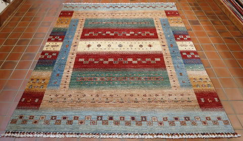 Handmade Afghan Loribaft rug - 308637