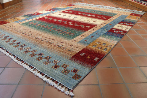 Handmade Afghan Loribaft rug - 308637