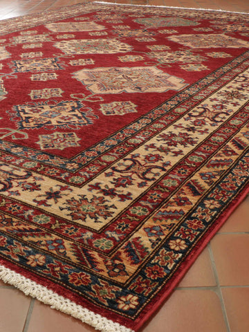 Handmade Afghan Kazak carpet - 308713