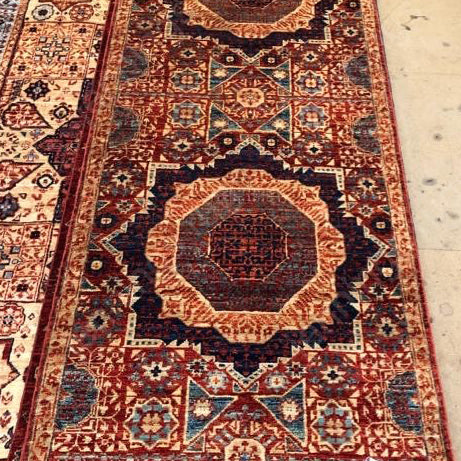 Handmade Afghan Mamluk runner - ENR306431